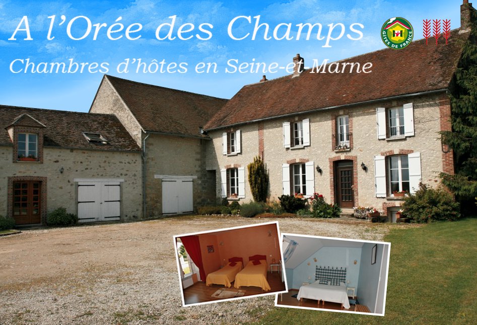 Chambres d'hôtes 3 épis Gîtes de France